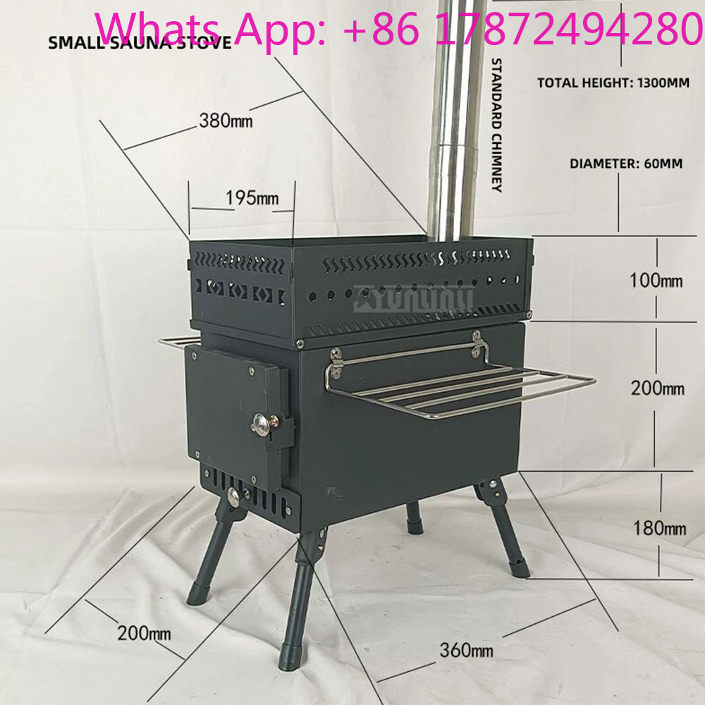 موقد تدفئة محمول يعمل بالخشب،  - مراجعة Outdoor Camping Wood Burning Stove وسعره