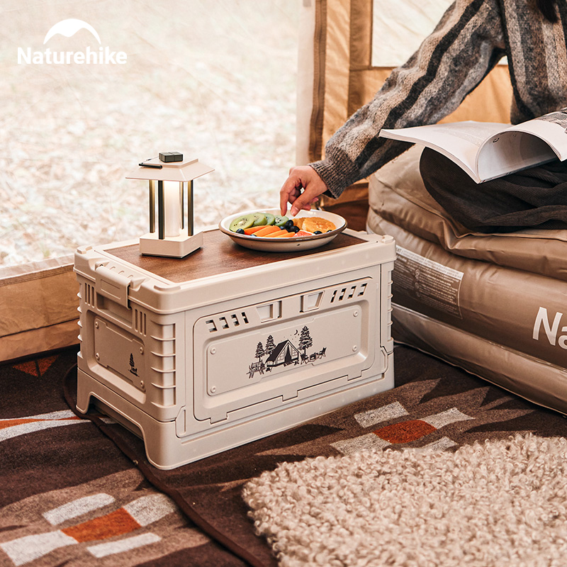 Naturehike-صندوق تخزين قابل لل - مراجعة Outdoor Camping Folding Storage Box وسعره