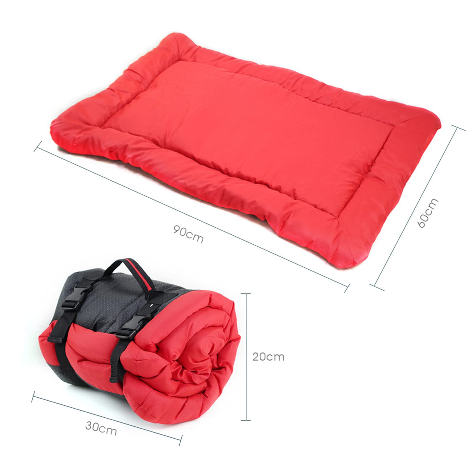 سرير كلاب محمول مقاوم للماء، ف - مراجعة Outdoor Camping Dog Bed وسعره
