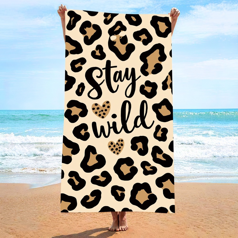 منشفة شاطئ سريعة الجفاف بطباعة - مراجعة Camp Towel Microfiber وسعره
