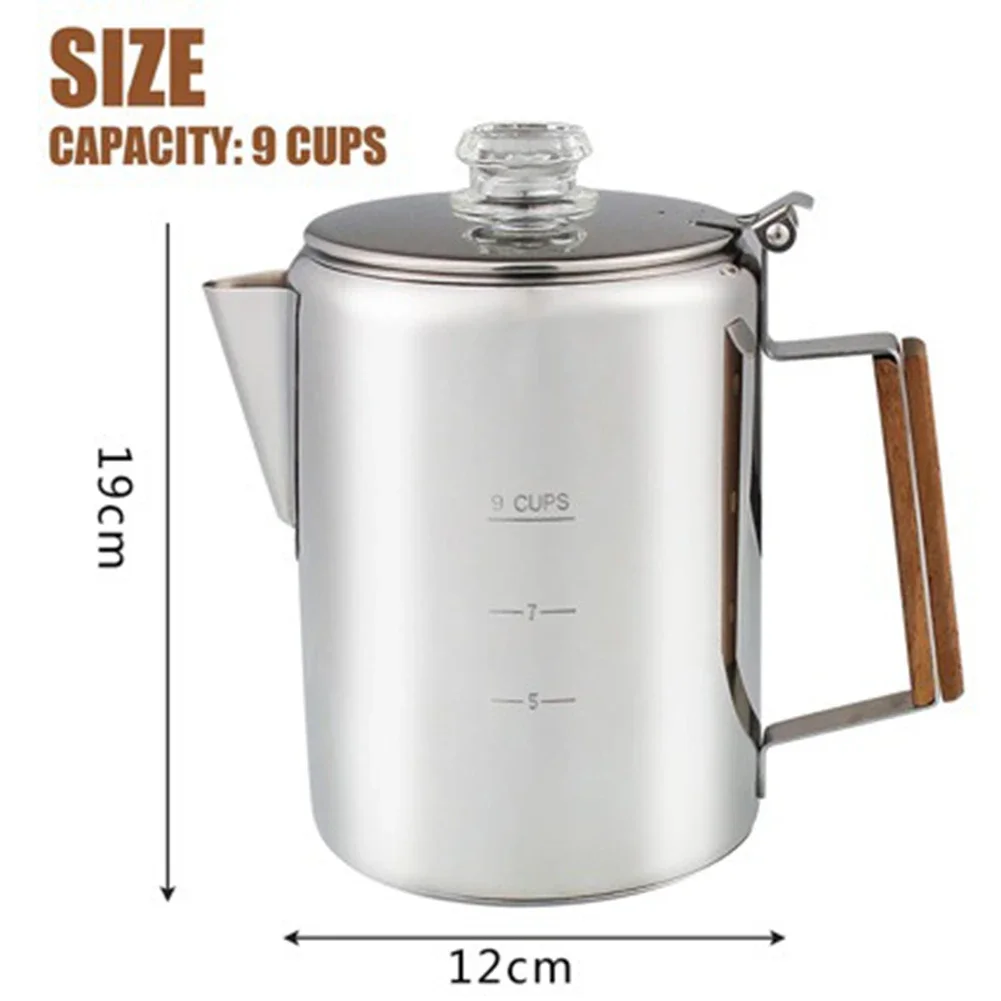 9 كوب صانع القهوة التخييم Perc - مراجعة Camp Percolator Coffee وسعره