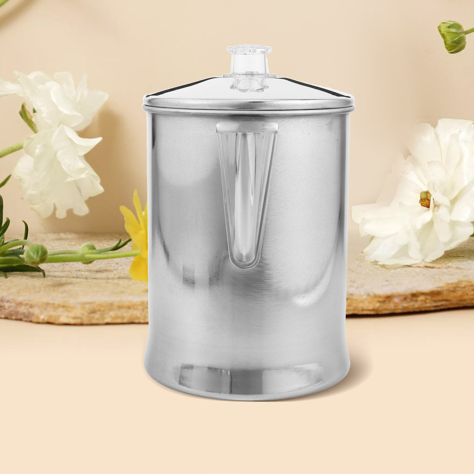 إبريق قهوة من الألومنيوم سعة 1 - مراجعة Camp Percolator Coffee وسعره