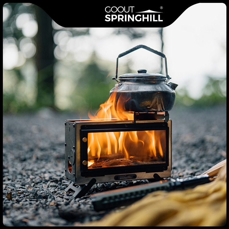 موقد خشب محمول من Goout Spring - مراجعة Outdoor Camping Stove Wood وسعره