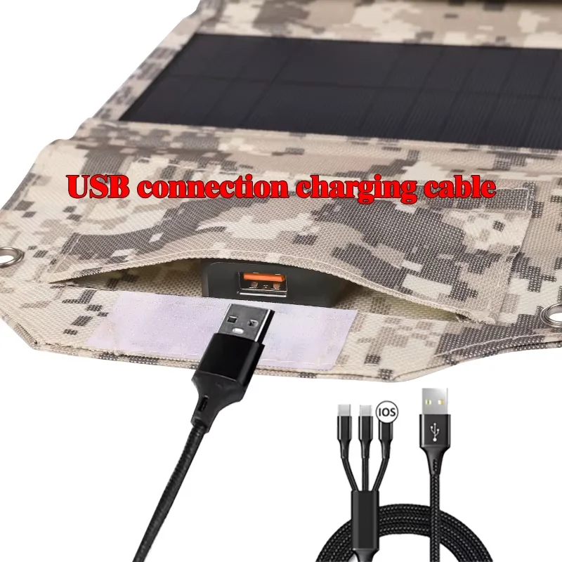 شاحن شمسي قابل للطي بقوة 500-8 - مراجعة Zd Outdoor Camping وسعره