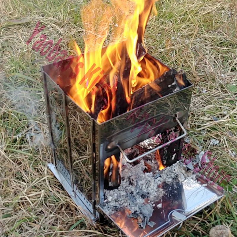 موقد خشبي للتخييم في الهواء ال - مراجعة Outdoor Camping Stove Wood وسعره