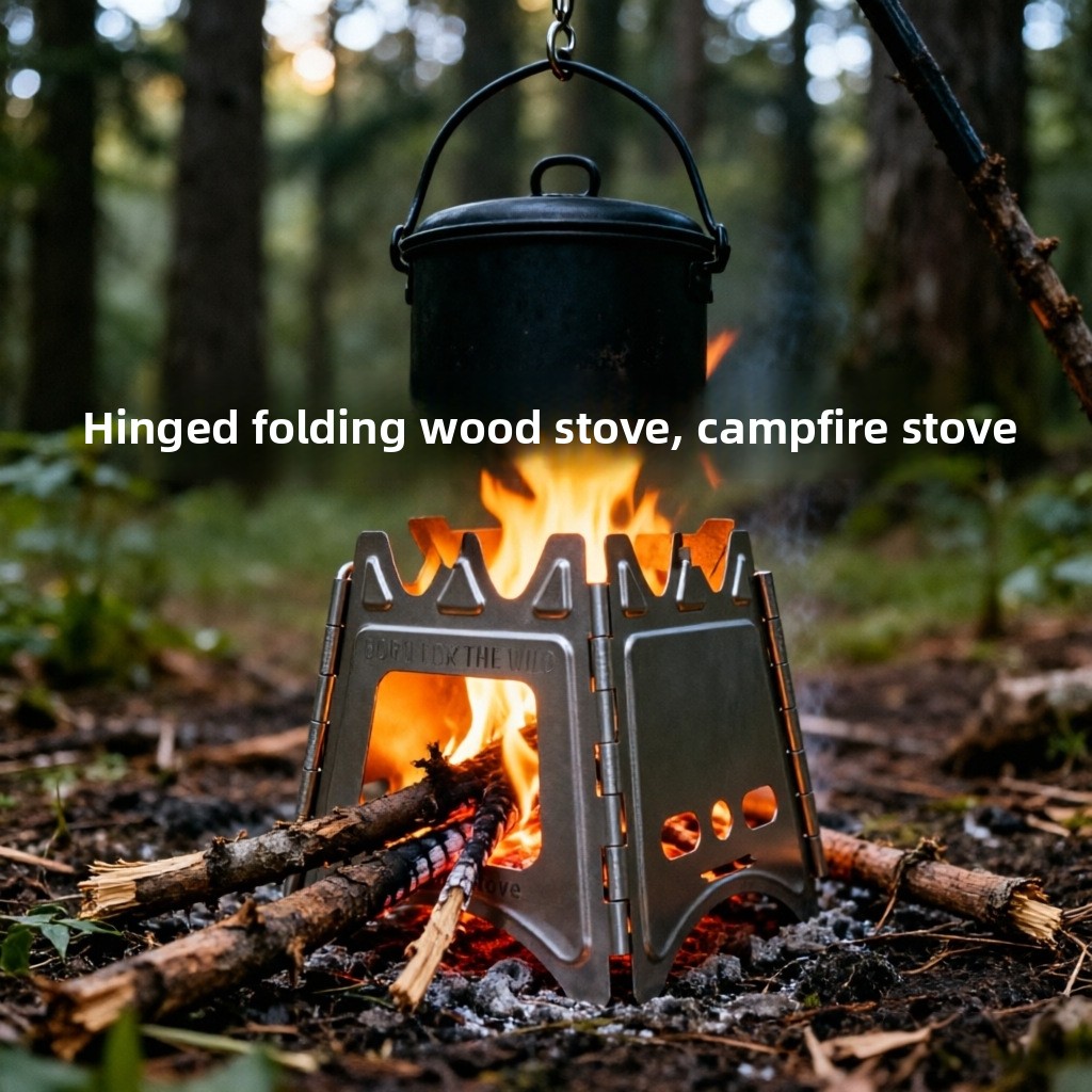 موقد خشب تيتانيوم قابل للطي من - مراجعة Outdoor Camping Stove Wood وسعره