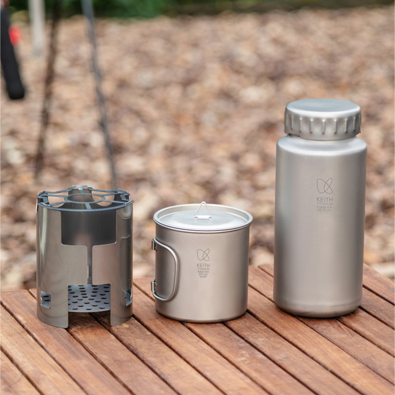 مجموعة التخييم من كيث المصنوعة - مراجعة Outdoor Camping Stove Wood وسعره