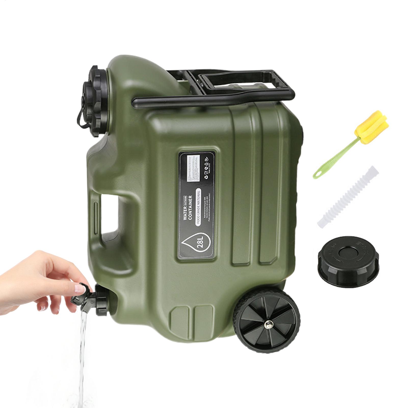 حاوية مياه للتخييم سعة 28 لتر  - مراجعة Outdoor Camping Water Jug وسعره