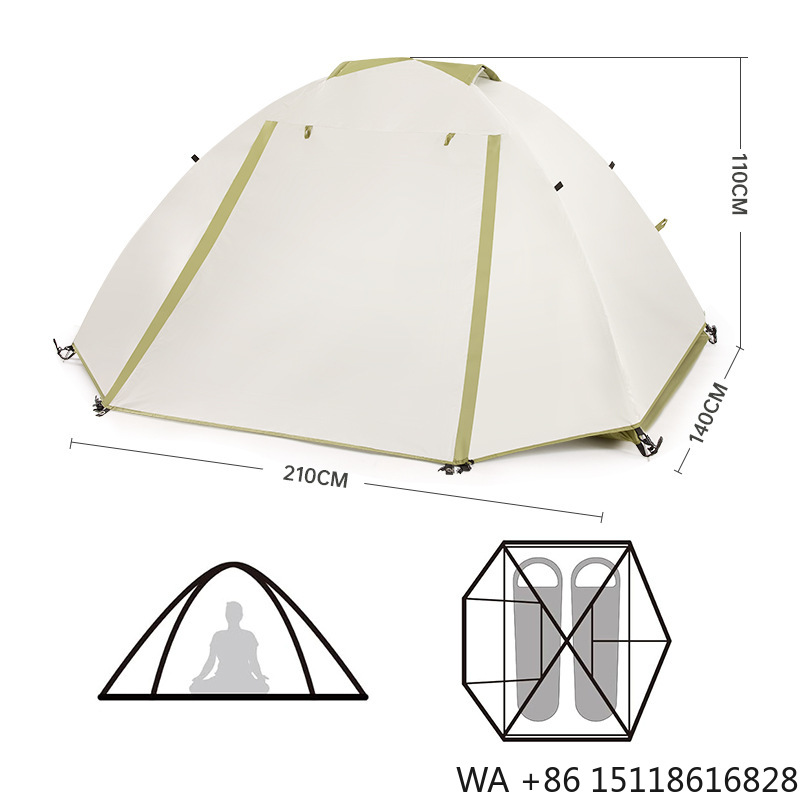 خيمة للتنزه وتسلق الجبال والتخ - مراجعة Outdoor Camping Tent Waterproof وسعره
