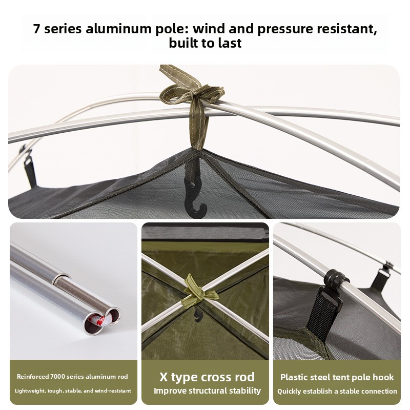 خيمة للتنزه وتسلق الجبال والتخ - مراجعة Outdoor Camping Tent Waterproof وسعره