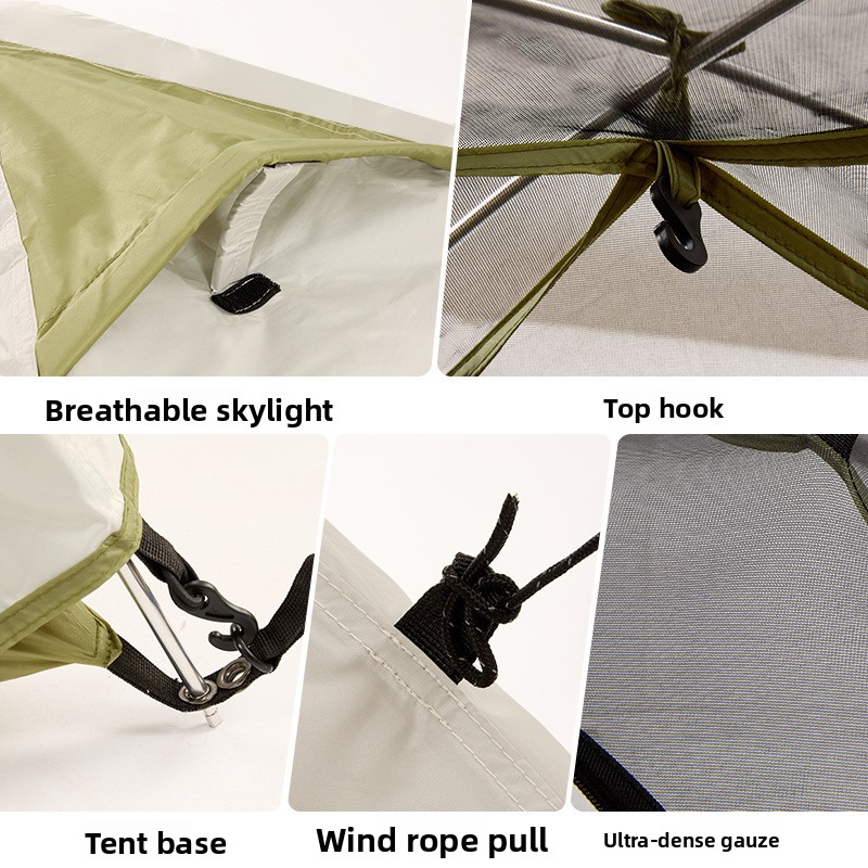 خيمة للتنزه وتسلق الجبال والتخ - مراجعة Outdoor Camping Tent Waterproof وسعره