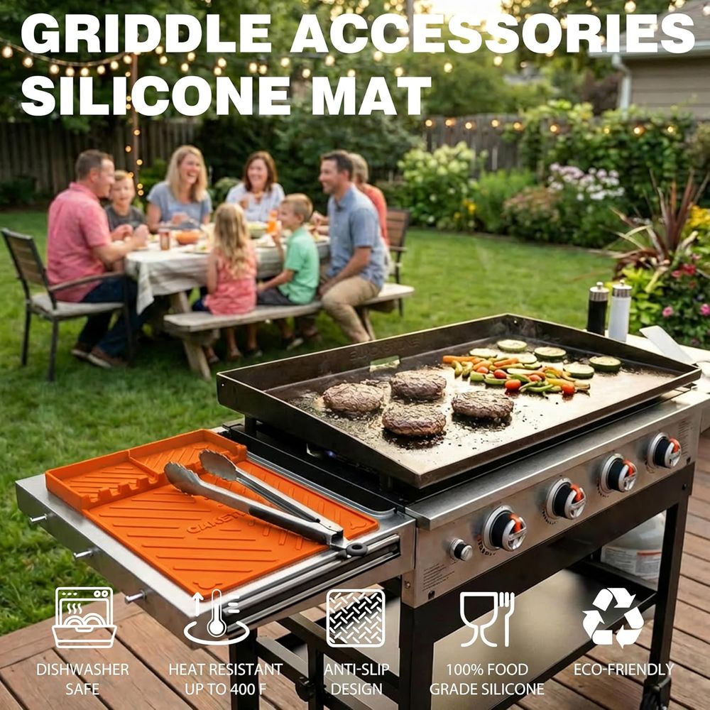 حصائر شواء سيليكون أو ملحقات ا - مراجعة Cooking Outdoor Camping وسعره