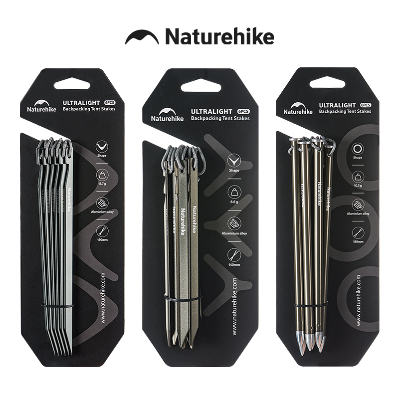 أوتاد خيمة نيتشرهايك من سبائك  - مراجعة Outdoor Camping Utensils وسعره