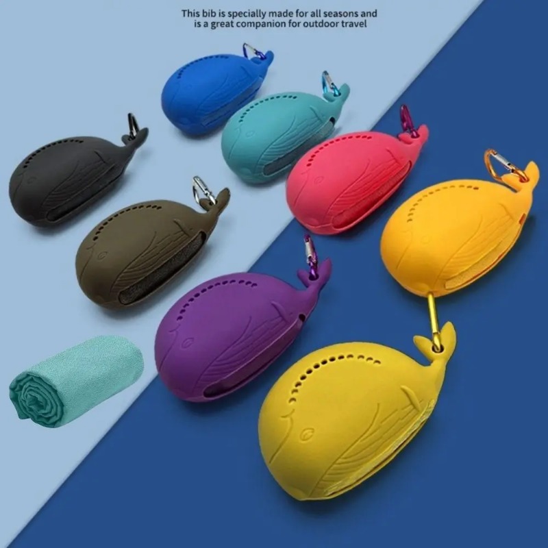حافظة سيليكون محمولة ومنشفة خف - مراجعة Camp Towel Microfiber وسعره